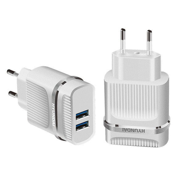 Hyundai Home charger : HD511 - 12W/Dual Ports (USB)/(White)