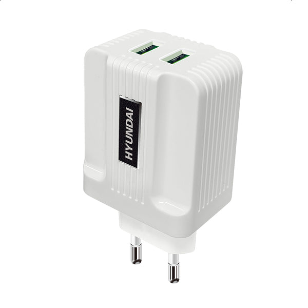 Hyundai Home charger : HD515 -12W/Dual Ports (USB)/(White)